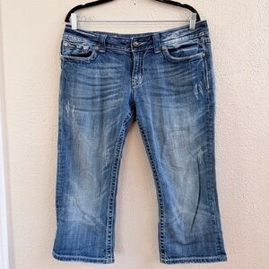 Miss Me capri embellished jeans